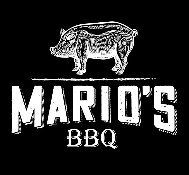 Mario's BBQ Logo